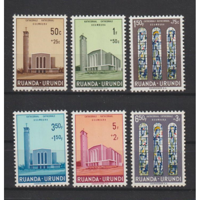 1961 - Ruanda-Urundi - COB 225/30** - MNH