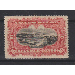 1910 - Congo - COB 55** -...