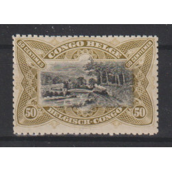 1910 - Congo - COB 59** -...