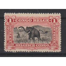 1910 - Congo - COB 60** -...