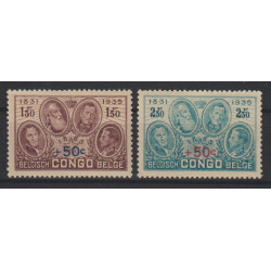 1936 - CONGO - COB 192/3**...