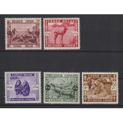 1939 - CONGO - COB 209/13**...