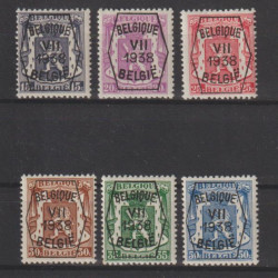 1938 - COB PRE369/74** - 7...