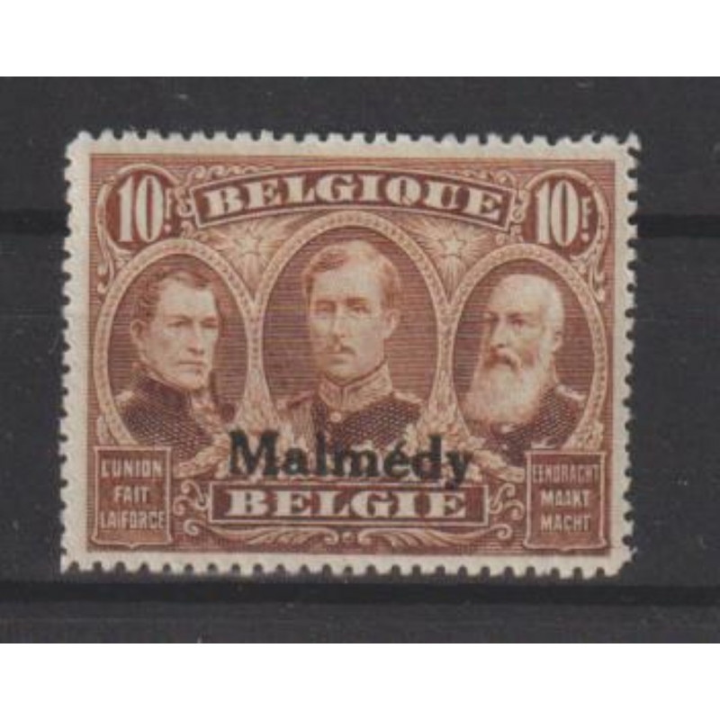 1920 - MALMEDY - COB OC78* - MH