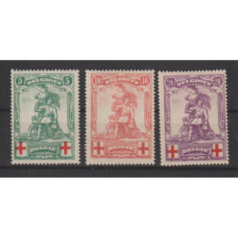 1914 - COB 126/8* - SCOTT B28/30 - MH