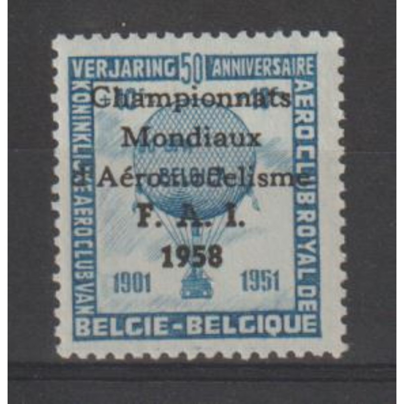 1958 - Erinnophilie - COB E77** - Surcharged - MNH