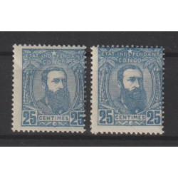 1887 - Congo - COB 8 + 8a**...