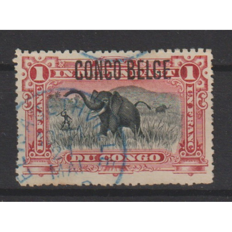 1909 - Congo - COB 46 - SCOTT 37 - Overprinted CONGO BELGE