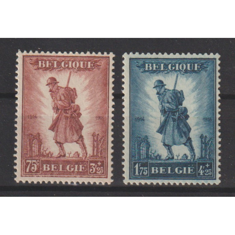 1932 - COB 351/2** - SCOTT B123/4 - MNH