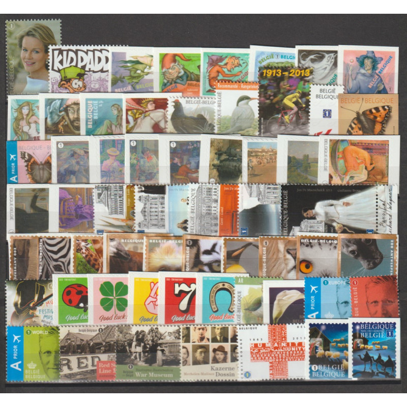 2013** - Year set - 60 stamps - Sale price is 27% below face value - MNH