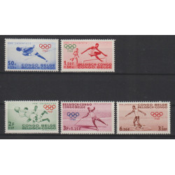 1960 - CONGO - COB 367/71**...