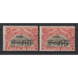 1925 - CONGO - COB 132/3 -...