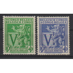 1942 - CONGO - COB 268/9**...