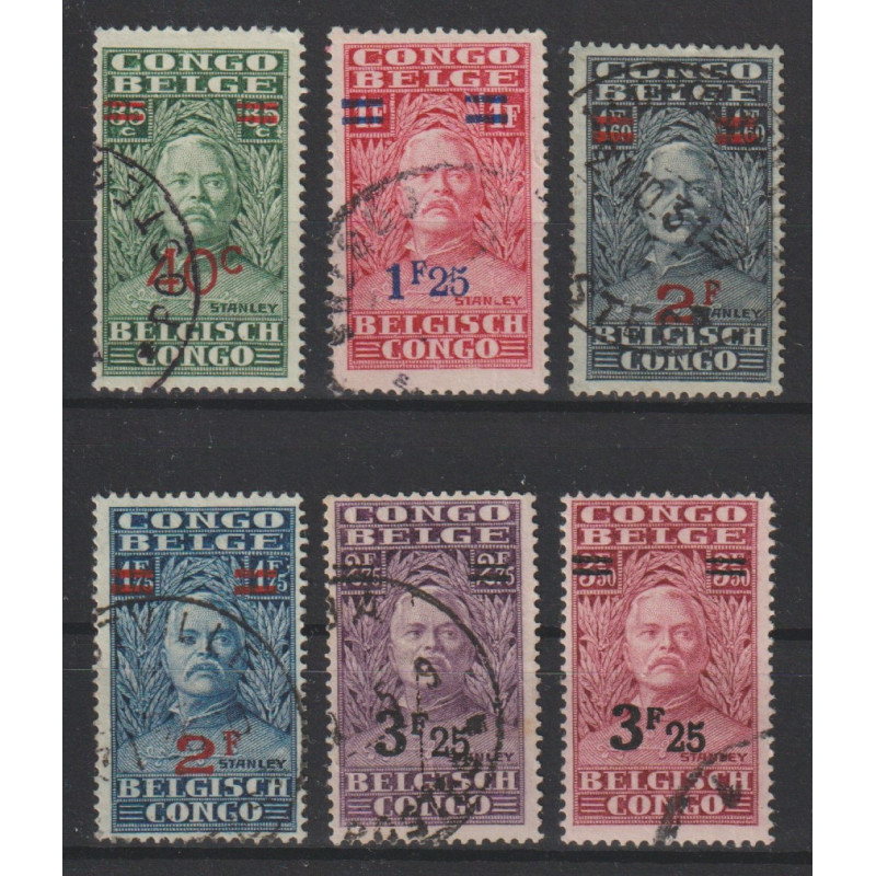 1931 - CONGO - COB 162/7 - SCOTT 130/5