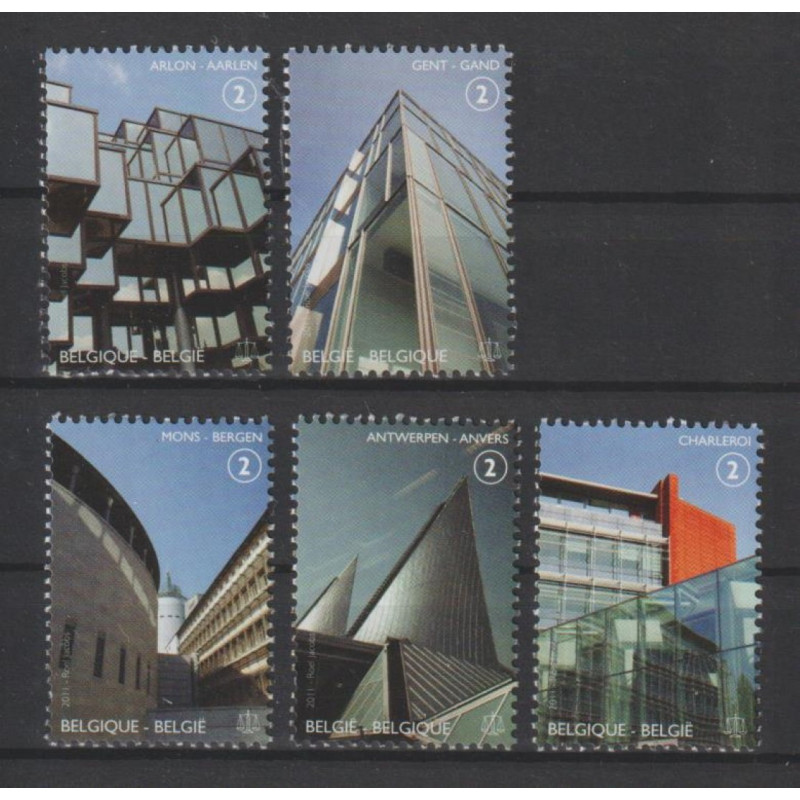 2011 - COB 4160/64 - Stamps from the sheet - MNH