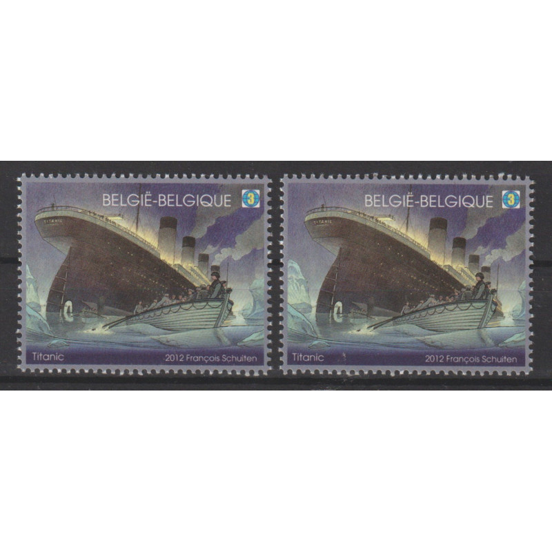 2012 - COB 4228/29 - Stamps from the sheet - MNH