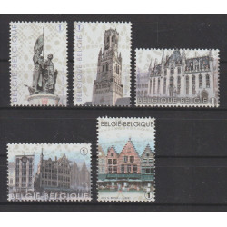 2012 - COB 4285/89 - Stamps...