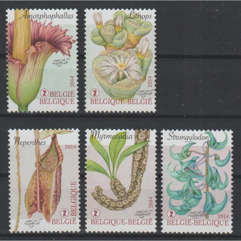 2014 - COB 4393/97 - Stamps from the sheet - MNH