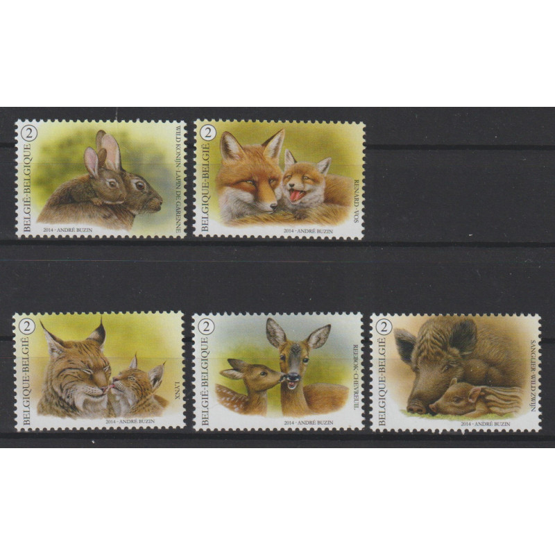 2014 - COB 4399/4403 - Stamps from the sheet - MNH