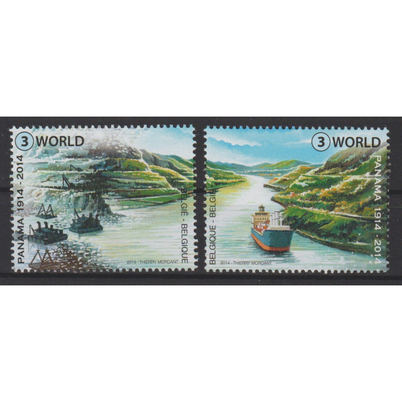 2014 - COB 4425/26 - Stamps from the sheet - MNH