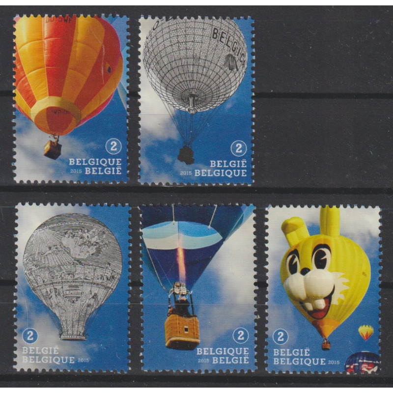 2015 - COB 4560/64 - Stamps from the sheet - MNH