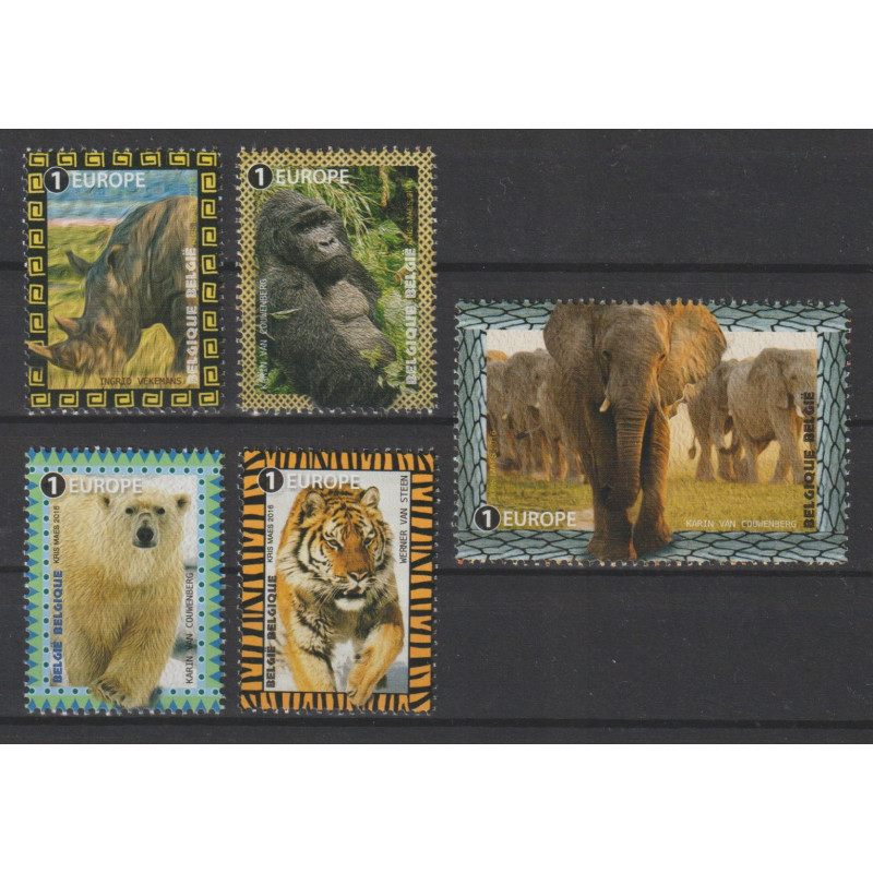 2016 - COB 4616/20 - Stamps from the sheet - MNH