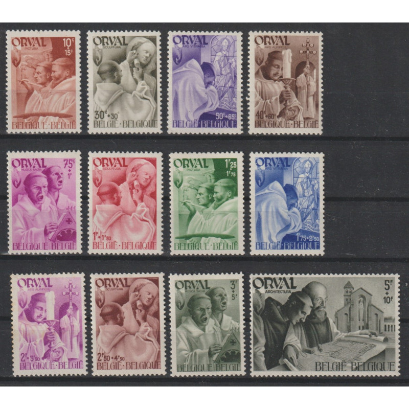 1941 - COB 556/67** - Scott B281/92 - ORVAL - MNH