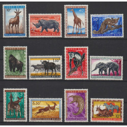 1959 - CONGO - COB 350/61**...