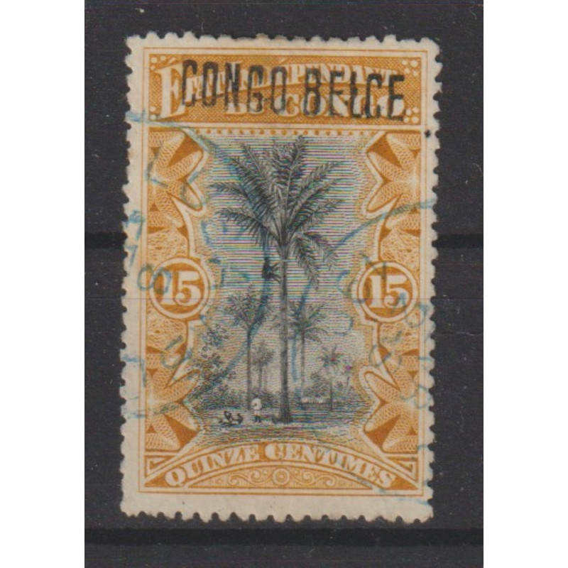 1909 - Congo - COB 32L - SCOTT 33a - Handstamped