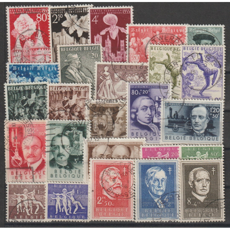 1955 - Year set - 25 stamps