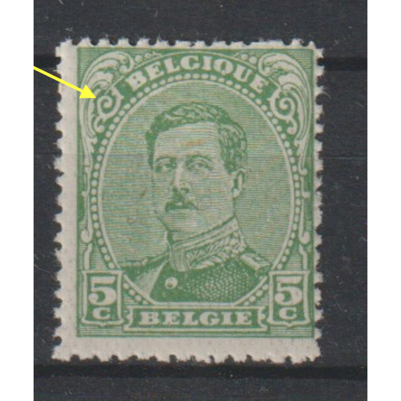 1915 - COB 137A** - Scott 111 - Type II - MNH