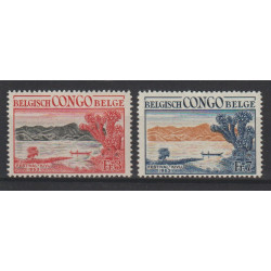 1953 - CONGO - COB 325/6**...