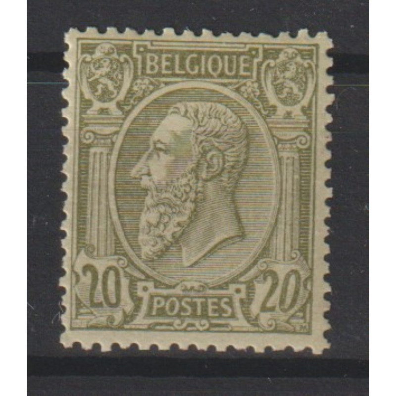 1884/91 - COB 47a* - SCOTT 56 - Dark olive - NICE - MH