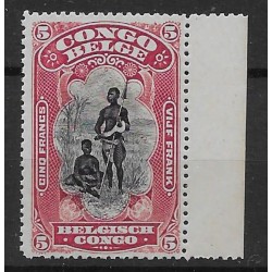 1910 - Congo - COB 62** -...