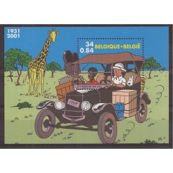 2001 - COB BL93** - SCOTT 1876 - Tintin in Africa - MNH