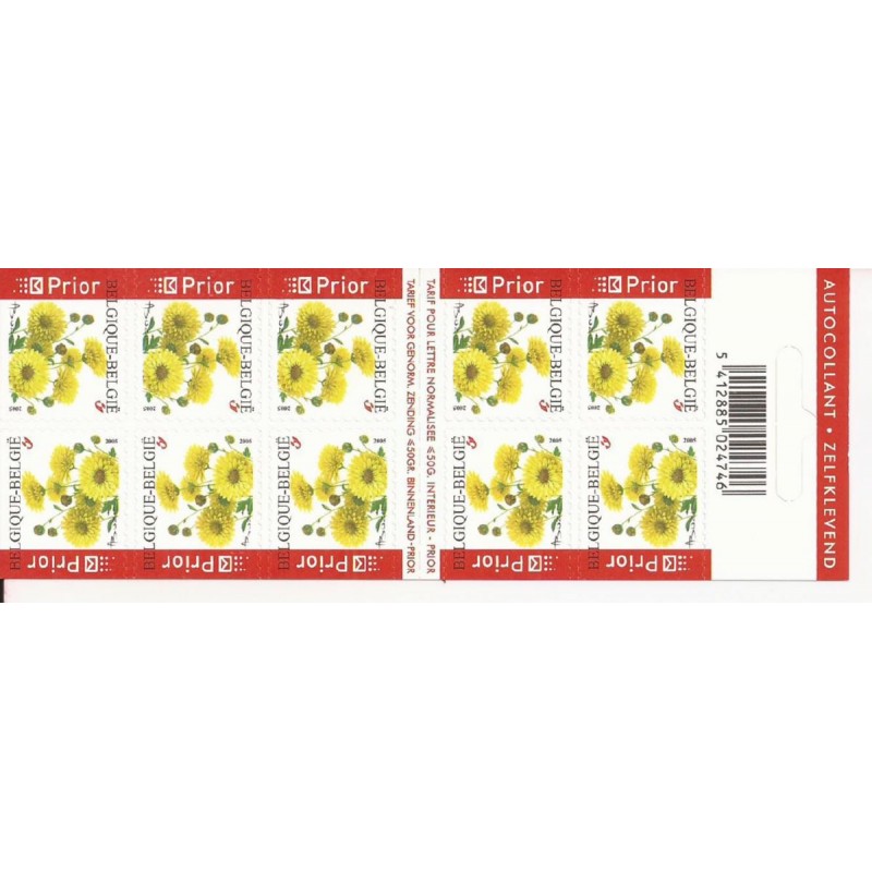 2005 - COB B55** - SCOTT 2102a - Booklet - Chrysanthemums - MNH