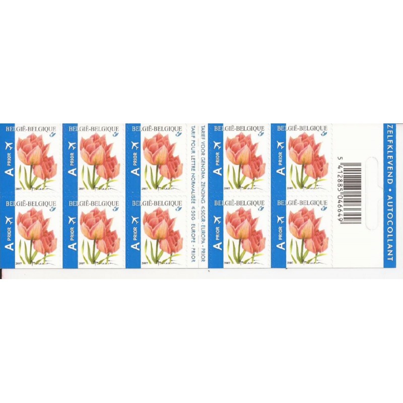 2007 - COB B82** - SCOTT 2268a - Booklet - Tulips - MNH