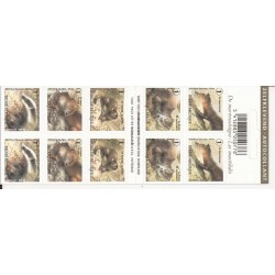 2008 - COB B96** - SCOTT 2331/5a - Booklet - Mustelids - MNH