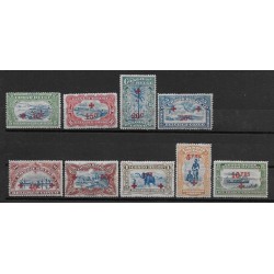 1918 - CONGO - COB 72/80**...