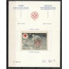 1941 - COB 582B** ON CARD - Surcharged "RED CROSS" - MNH