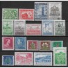 1950** - Year set - 18 stamps - MNH