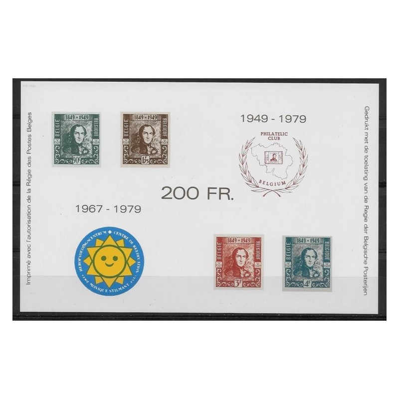 1979 - Erinnophilie - COB E133** - Reproduction of the 1949 set - COB 807/10 - Scott 386/9 - MNH