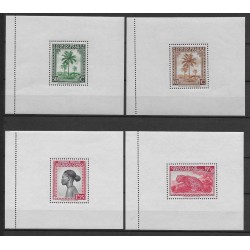 1943 - CONGO - COB BL3/10** - Miniature sheets