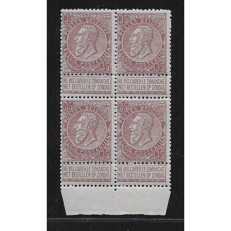 1893/1900 - COB 61** - SCOTT 69 - Block of 4 - MNH