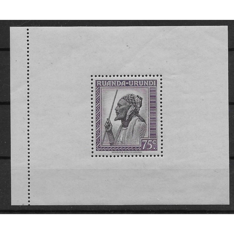 1944 - RUANDA-URUNDI - COB BL2** - Miniature sheet