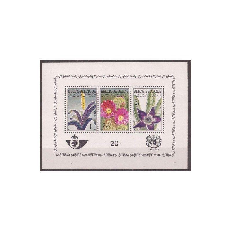 1965 - COB BL38** - Scott 619/21a - Ghent Flower Exhibition - MNH