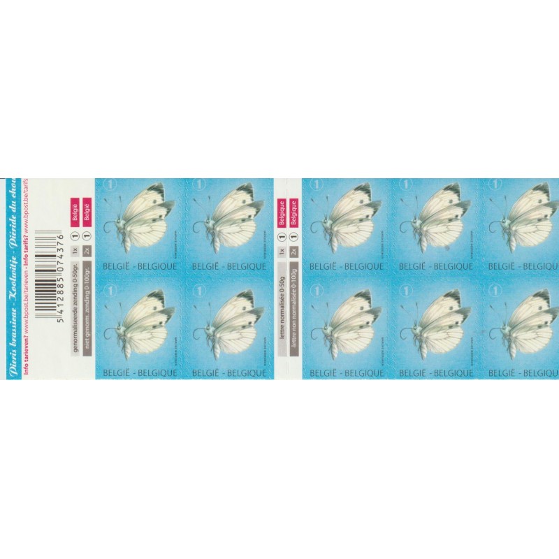 2012 - COB B130** - SCOTT 2578a - Booklet - Papilion - MNH