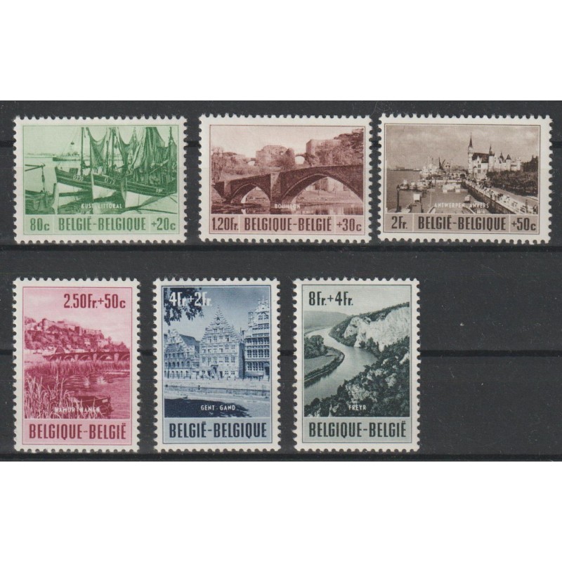 1953 - COB 918/23* - SCOTT B538/43 - MH