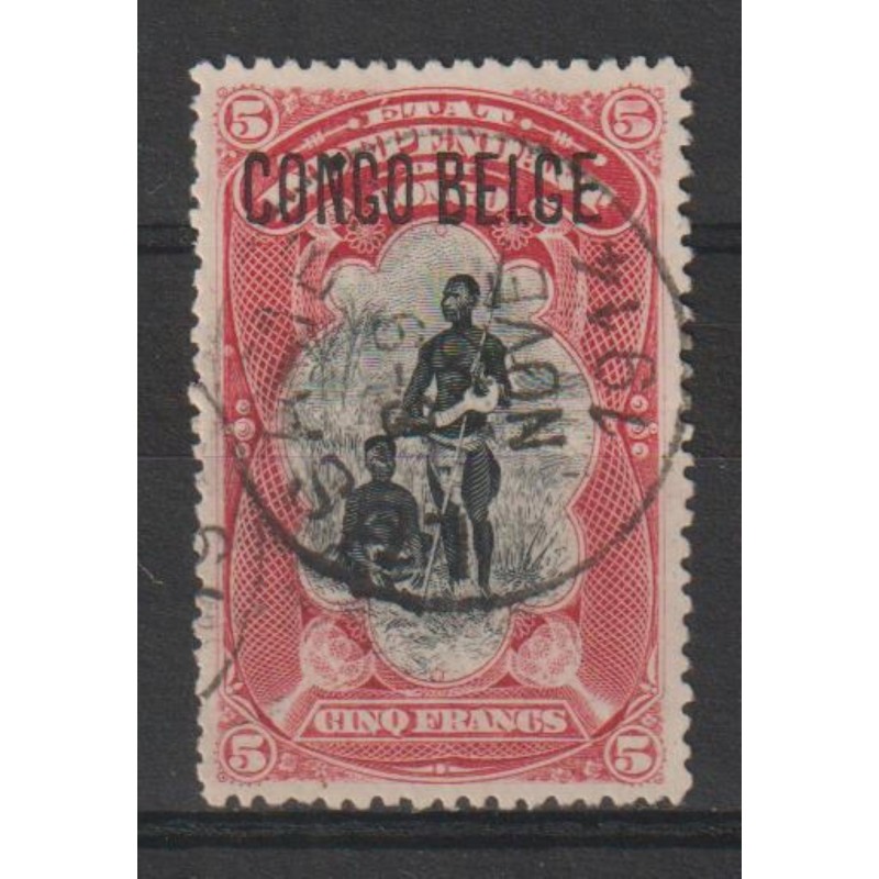 1909 - Congo - COB 48 - SCOTT 39 - Overprinted CONGO BELGE