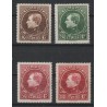 1929 - COB 289/92* - SCOTT 212/3 + 214a/5a - Perforation 14 1/2 - MH